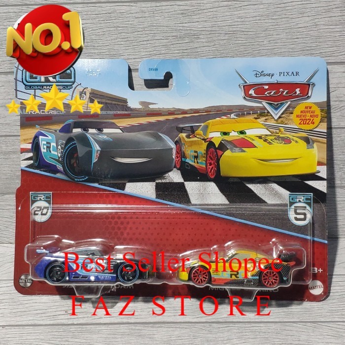 Disney Cars Diecast  Jackson Storm and Miguel Camino TOY FAZ STORE
