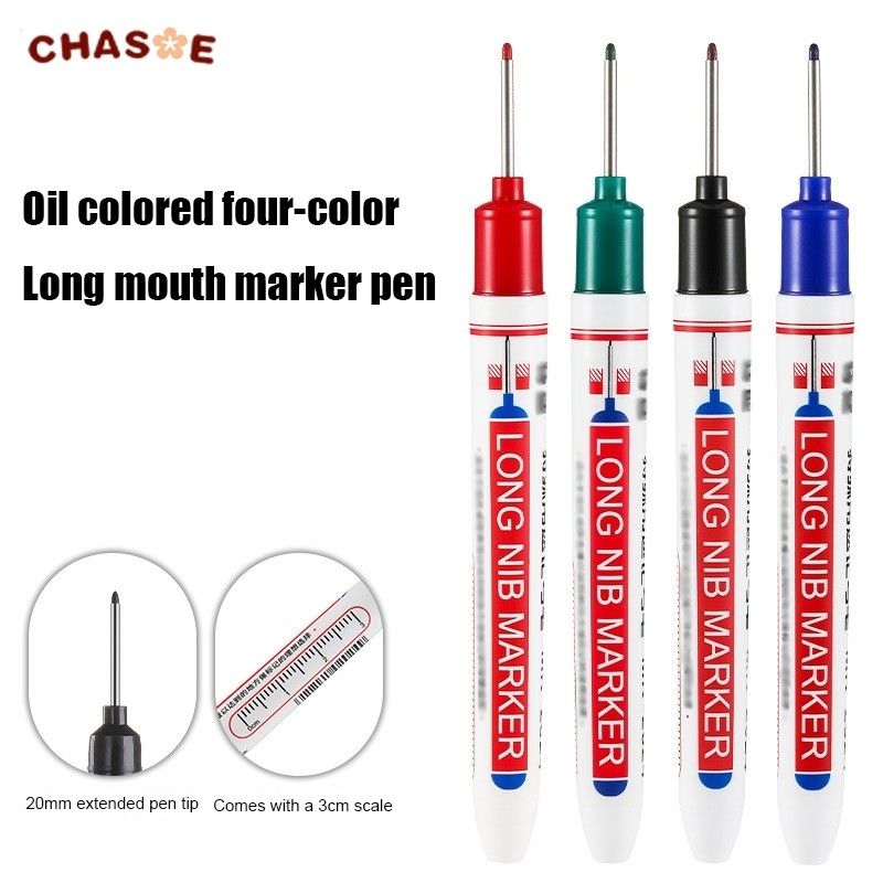 

【COD✨】Spidol Tukang Penanda Kepala Panjang / Spidol Marker Serbaguna / Penanda Besi Kayu Kepala Panjang / CHASOE