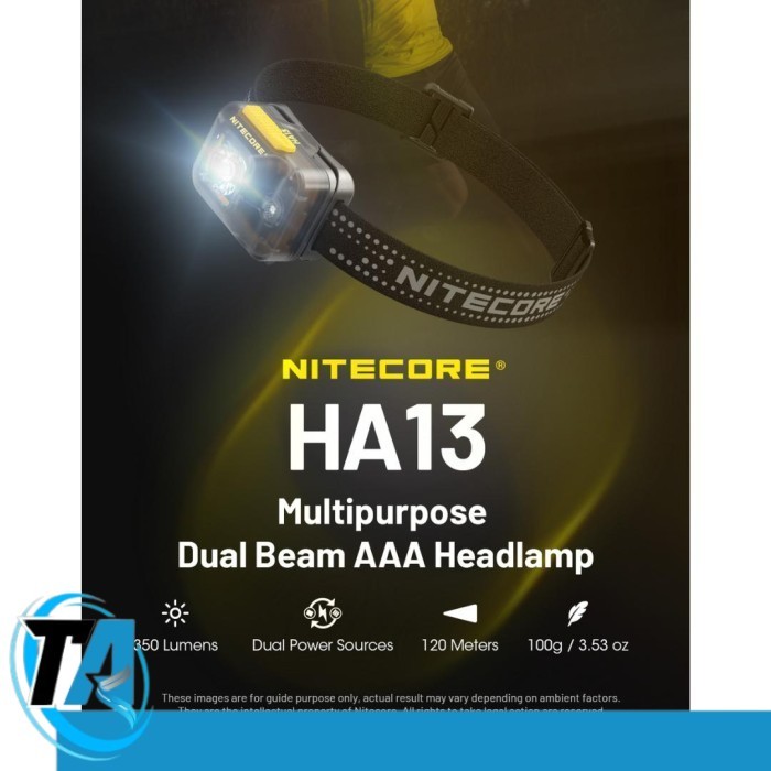 NITECORE Senter Kepala LED Headlamp - HA13