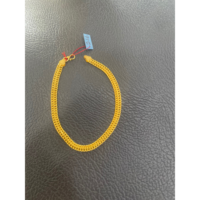 Gelang emas asli kadar 875 berat 5gram ada surat