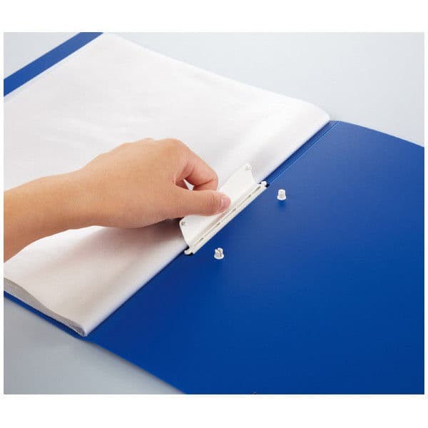 

KOKUYO CLEAR BOOK + ORDNER 2 hole P-FT40 isi 40 - Biru