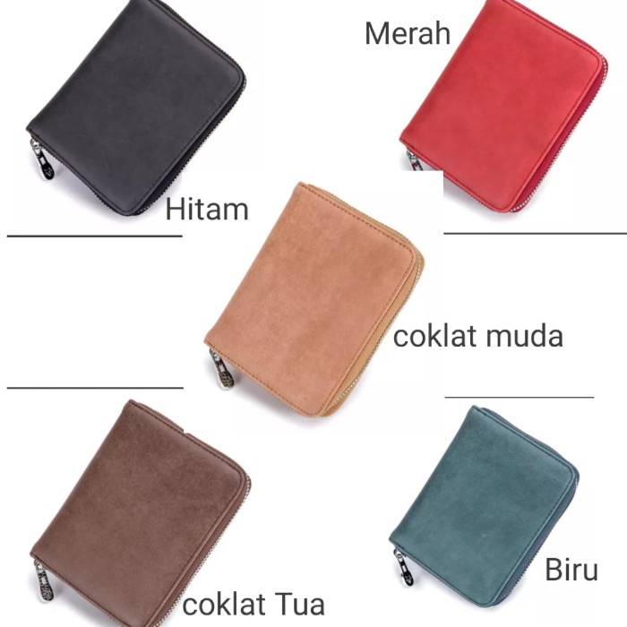 

DOMPET KARTU CARD HOLDER RFID PROTECTION 6660 24 SLOT KARTU - Coklat Tua