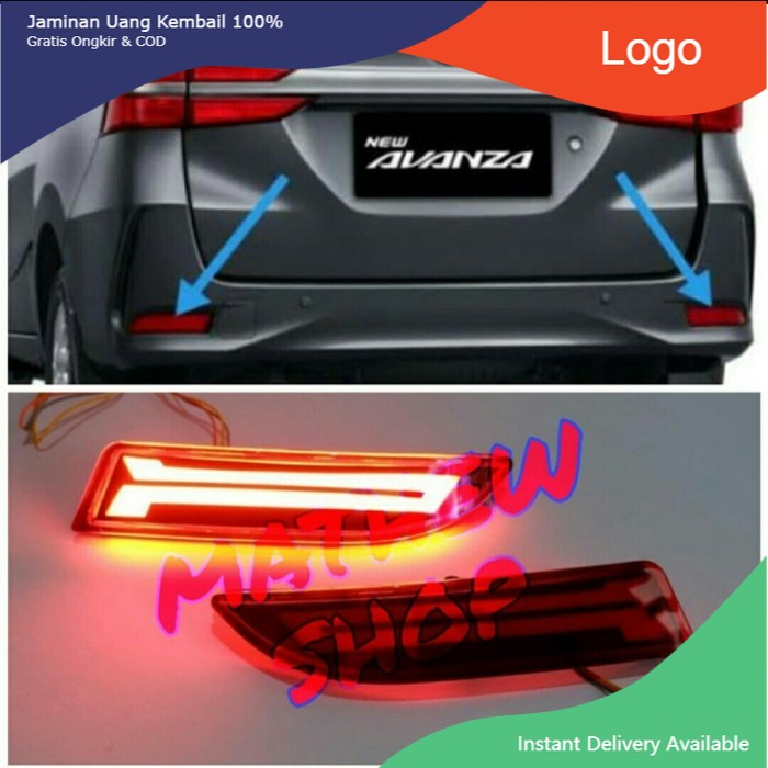 lampu led bumper Reflektor mata kucing new avanza 2016-2022 Little