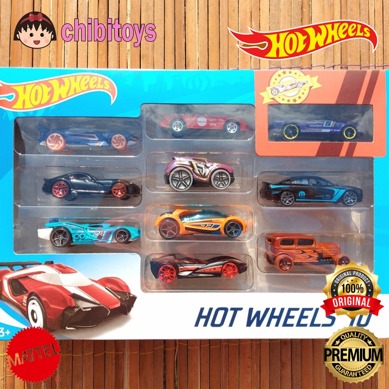 Hot Wheels Giftpack 10 Pcs Prototype H-24 Didge Viper Shelby GT500 Mazda MX5 Miata Iridium Scoopa