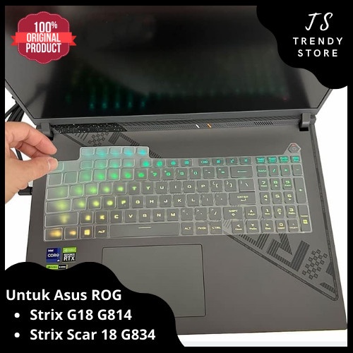 Keyboard Protector Cover Asus ROG Strix G18 Scar 18 G814 G834 18" Inch