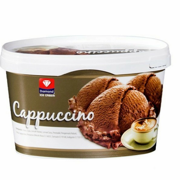 

diamond ice cream 700ml-cappuccino
