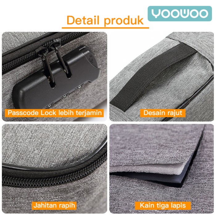 

Tas penyimpanan sertifikat tas penyimpanan dokumen Tempat dokumen - GRAY 3LAPIS