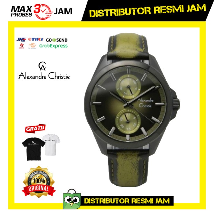JAM PRIA ALEXANDRE CHRISTIE AC 6573 6573MF BLACK GREEN