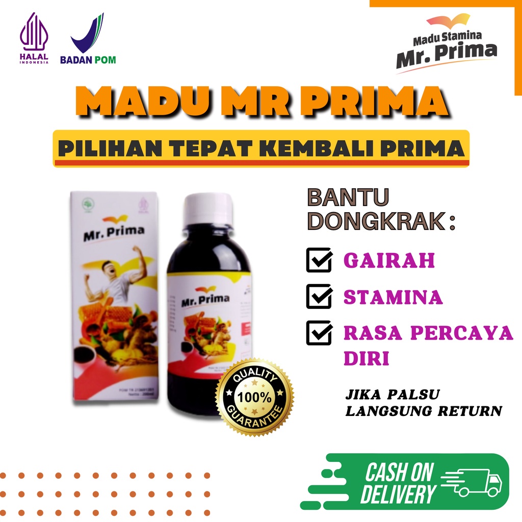 

Madu Mr PRIMA Herbal Nusantara 200ml