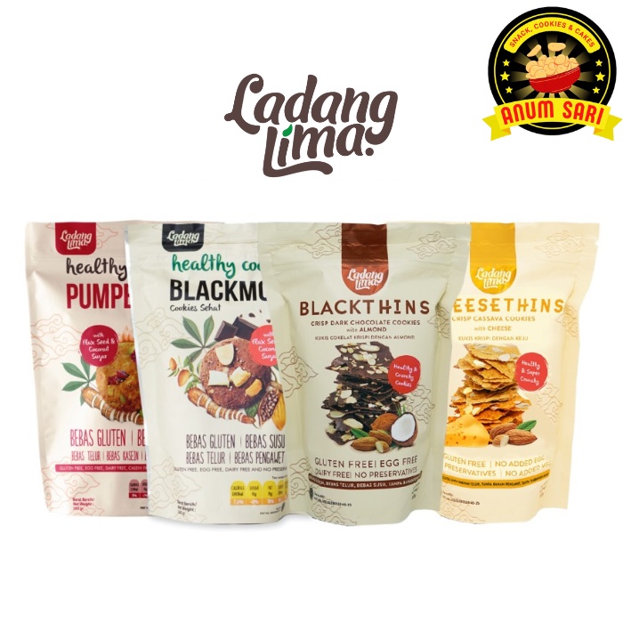 

Ladang lima Blackmond Pumberry Blackthin CheeseThins Cookies / Ladang Lima Cookies Asi Booster Enak Snack Diet NO MSG / Snack Ladang Lima Cookies Gluten Free