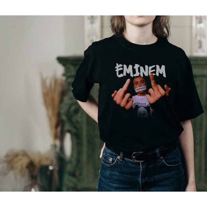 Kaos Vintage Eminem Tshirt Graphic Tees Unisex Bootleg