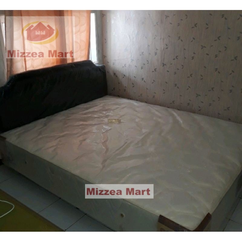 Mizzea Mart box spring central multi bed springbed pendek pakai kaki garansi matras ready makassar m