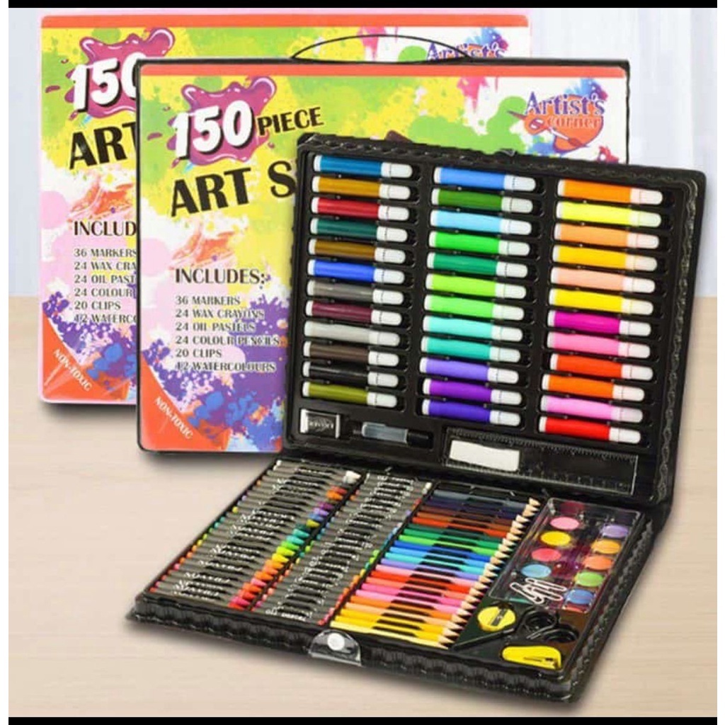 

ES CRAYON 150 / Crayon Pensil Warna Art Set Pensil Warna Crayon