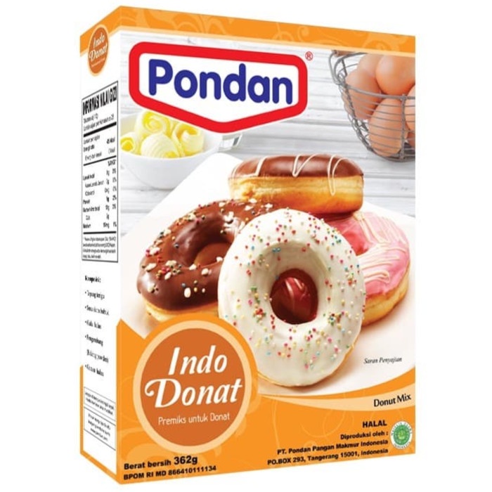 

NEW PromoTermurah Tepung Instant Premix Pondan Indo Donat 326 gr / gram