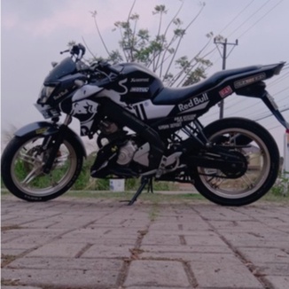 Stiker striping Yamaha New Vixion Lightning NVL Redbull semifull