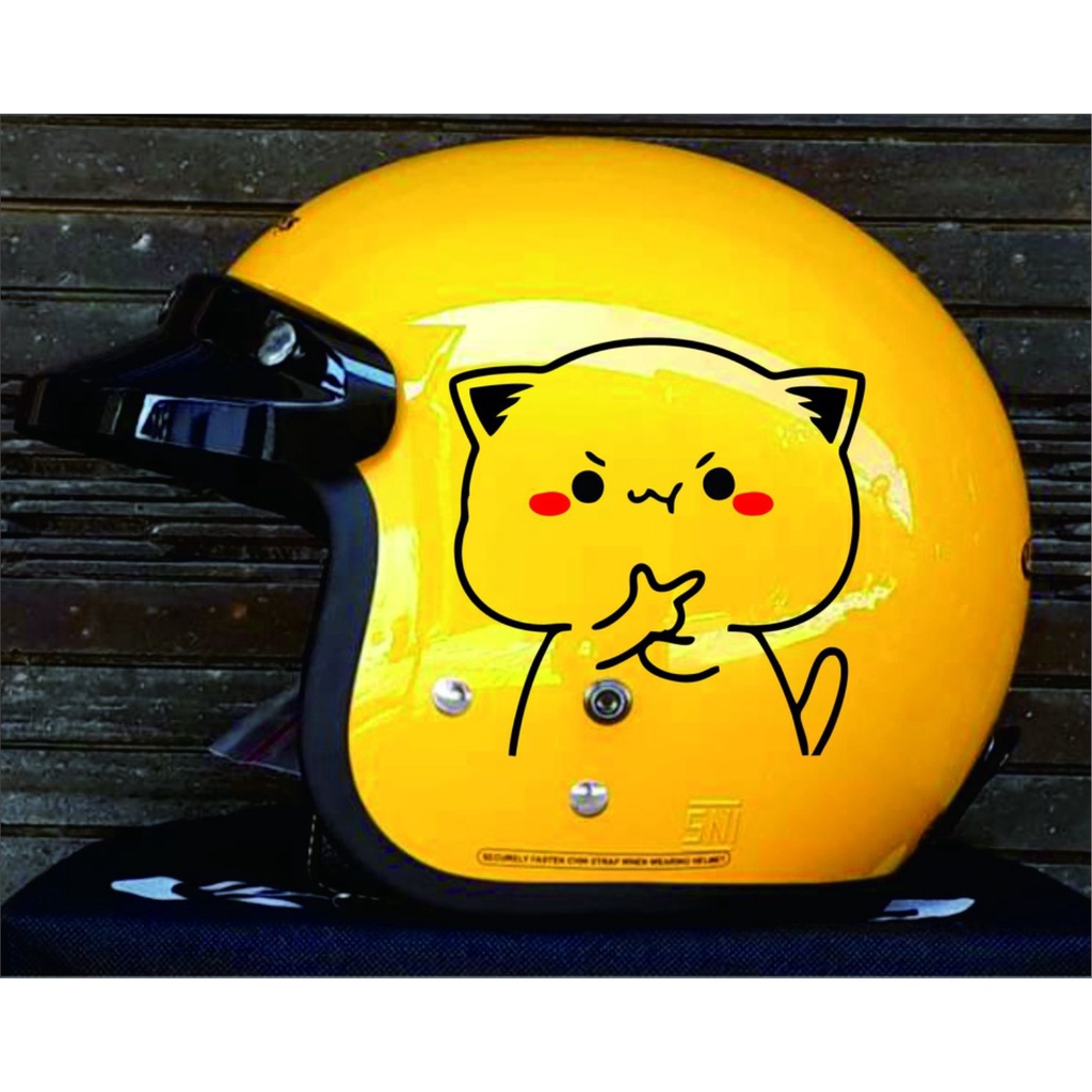 Stiker Helm Bogo Mochi