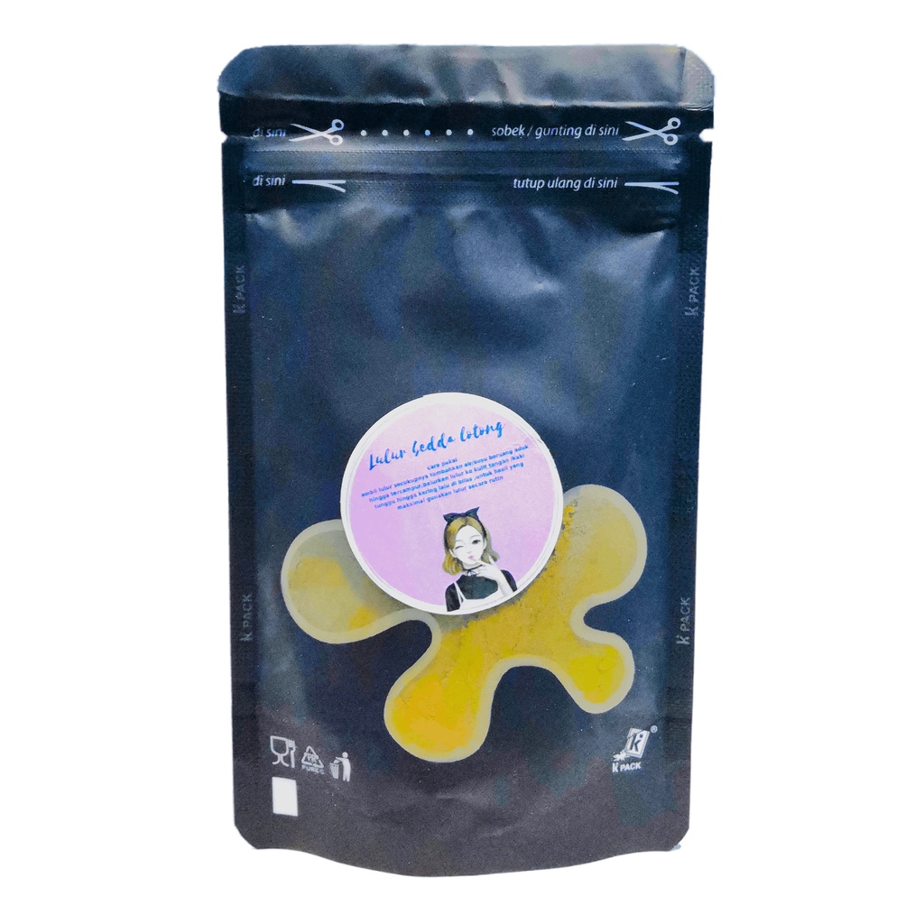 Lulur Bedda Lotong 50 GRAM / Bedak Kering Hitam Whitening Glowing / Lulur Bugis Bedda Lotong Viral