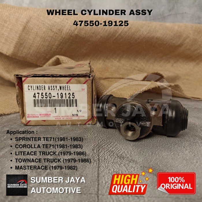 WHEEL CYLINDER SYLINDER MASTER REM BELAKANG TOYOTA COROLLA CELICA COROLLA LAMA SPRINTER COROLLA GREA
