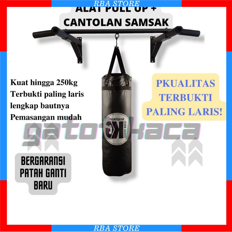 pull up bar gantungan samsak boxing alat olahraga outdoor