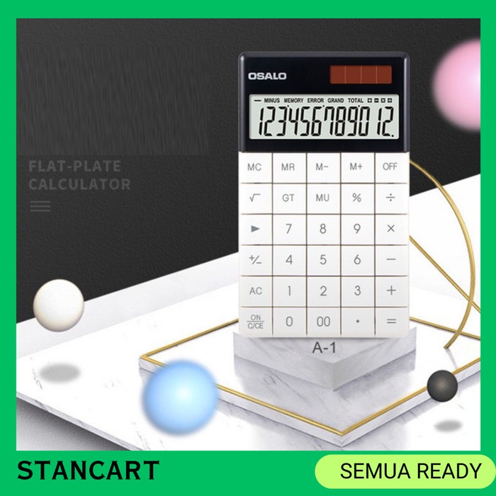 

STANCART Modern Calculator-Kalkulator Modern 12 Digit Kantor