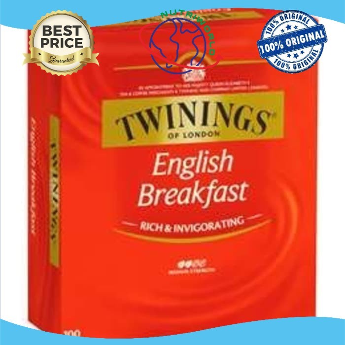 

Twinings English Breakfast Tea Bags 100pk 200g
