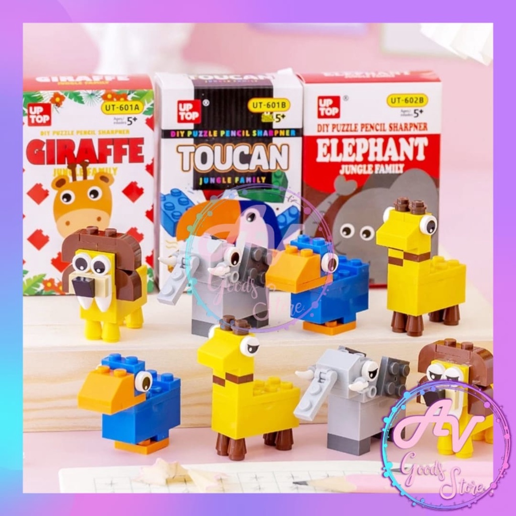 

Rautan Lego DIY / Serutan Pensil Lego Series / Rautan Fancy Karakter