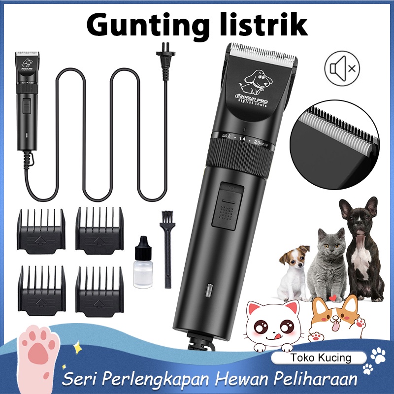 Gunting listrik hewan peliharaan, pencukur anjing, pencukur teddy kucing, hewan peliharaan dan peter