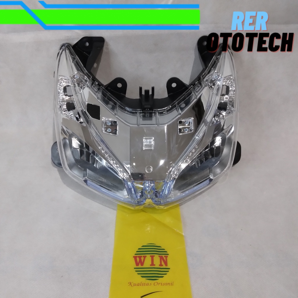 Lampu Depan Vario 110 FI ESP 2012 2013 2014 + LED | reflektor head lamp WIN | headlight senja motor 