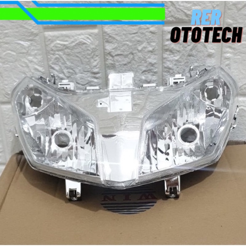 Lampu Depan Vario Techno 110 Karbu 2009 2010 2011 | reflektor headlamp WIN | head lamp light headlig