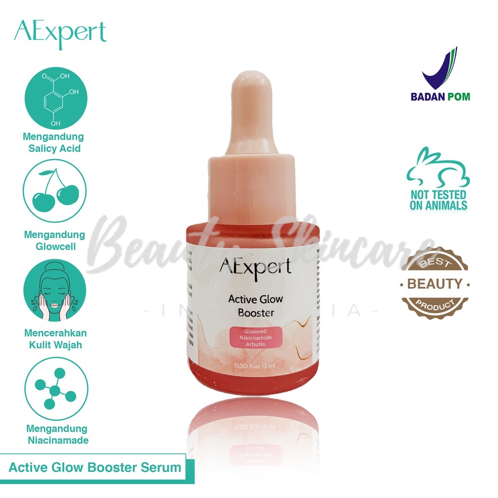 AExpert Skincare Active Glow Booster Serum - Serum Glowing - Serum Pemutih