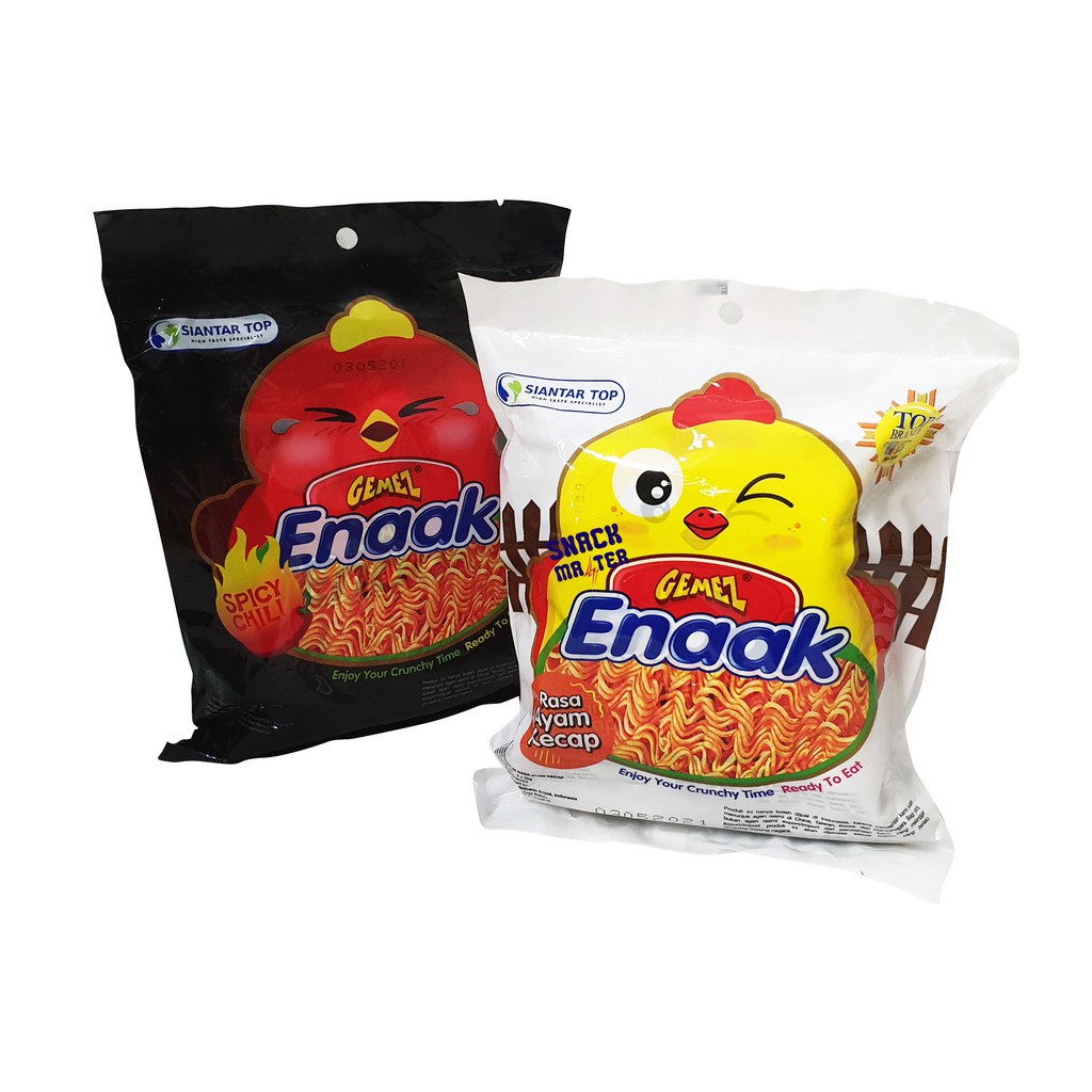 

Mie Gemez Enaak Polybag - Isi 3 bks x 30 gr.