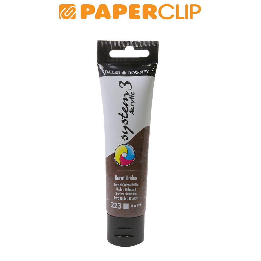 

ACRYLIC COLOR DALER ROWNEY SYSTEM3 59ML 129059223 BURNT UMBER