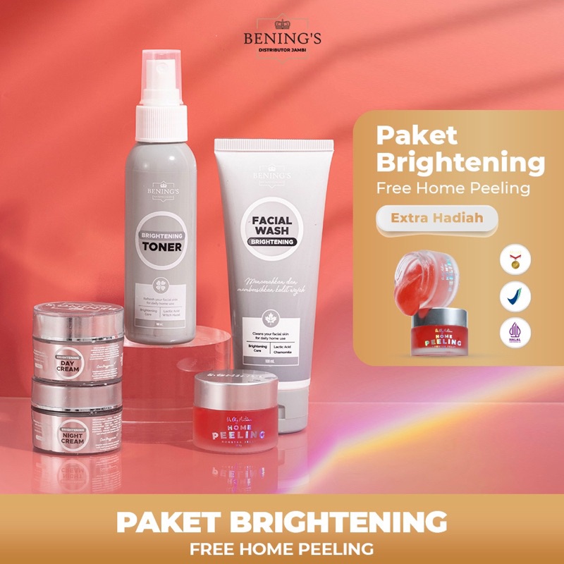 Benings Skincare Brightening Dr. Oky Pratama *FREE home peeling* | Bening’s indonesia Bening’s clini