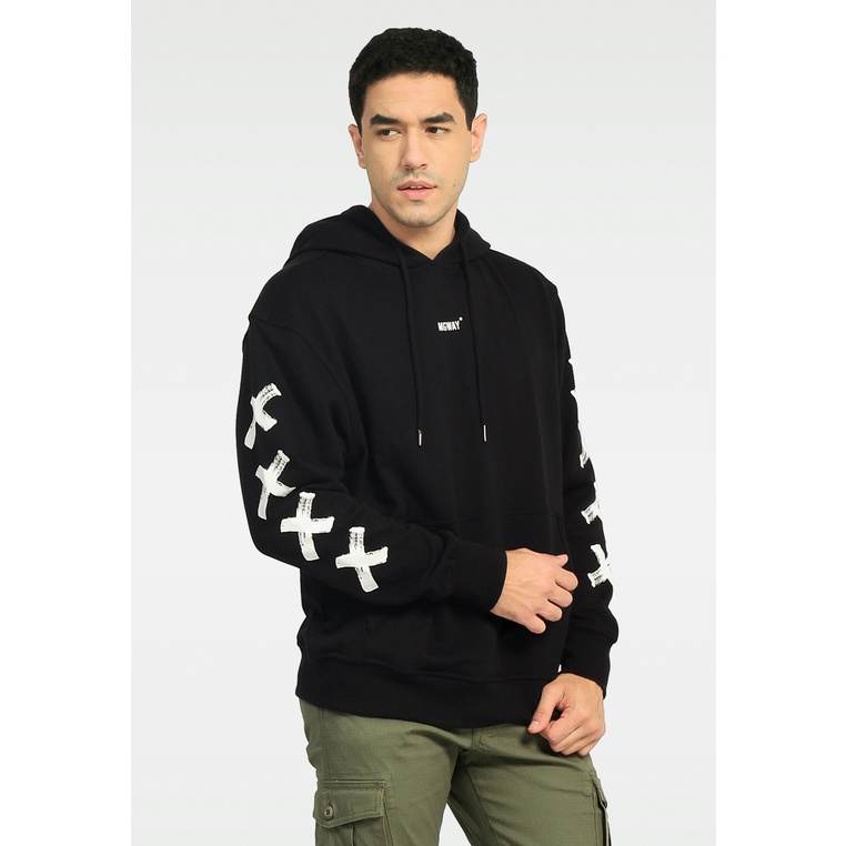 M.gee Sweater Outdoor Hoodie O Neck Pria Mgee Yamato C003 Black