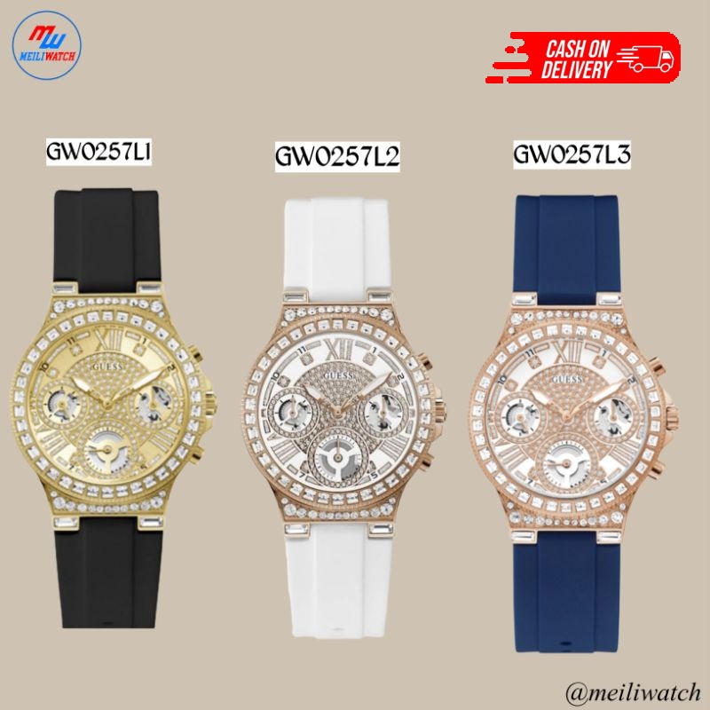 (COD) JAM TANGAN GUESS GW0257L1, GW0257L2, GW0257L3