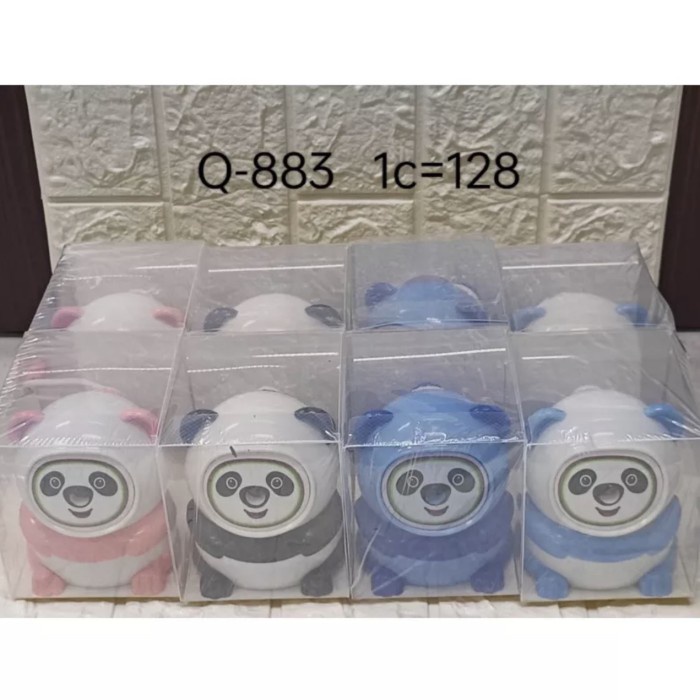 

rautan pensil meja putar bentuk panda duduk satuan