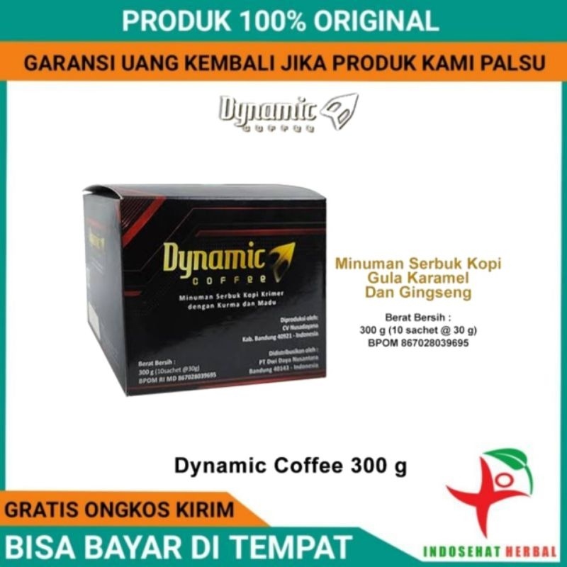 

DYNAMIC COFFEE KOPI DYNAMIC HERBAL STAMINA PRIA 10 SACHET BPOM(GRATIS ONGKIR)