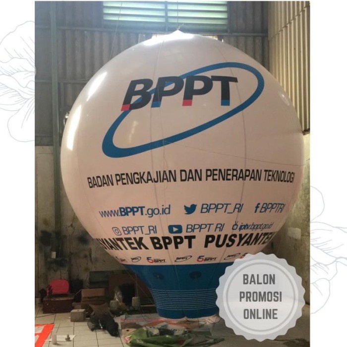 Adk233- Balon Udara | Balon Udara Promosi | Balon Oval Diameter 4M