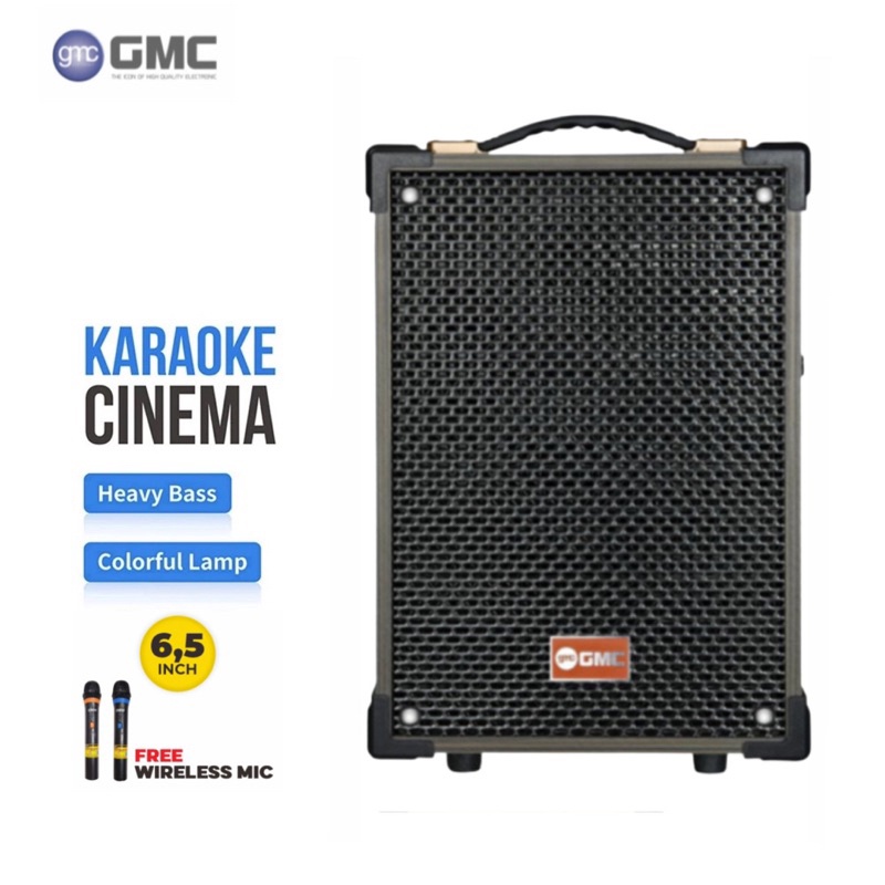 GMC 899P Speaker Bluetooth aktif Full bass gratis 2Mic Wireless -Sounday