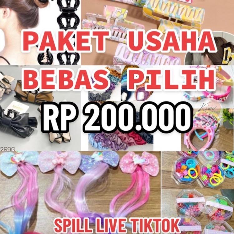 【COD】 PAKET USAHA AKSESORIS HAIR WANITA