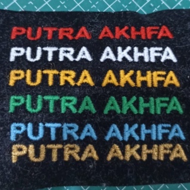 Bordir Bordir Jasa Bordir Nama Kecilbisa pesan satuan