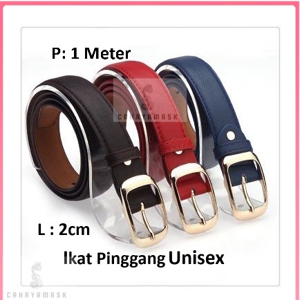 Ikat Pinggang Wanita Pria UniSex Ring Belt
