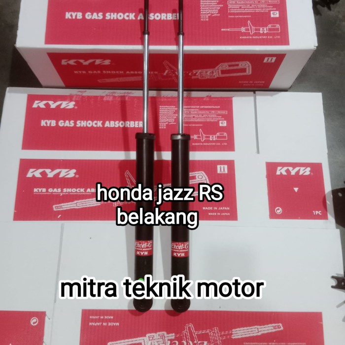 shockbreaker shock absorber honda jazz rs belakang merk kyb exgel  g