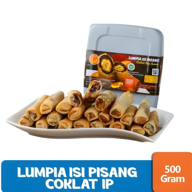 

IP Lumpia Pisang Coklat Keju 500 Gr HALAL MUI DAN BPOM