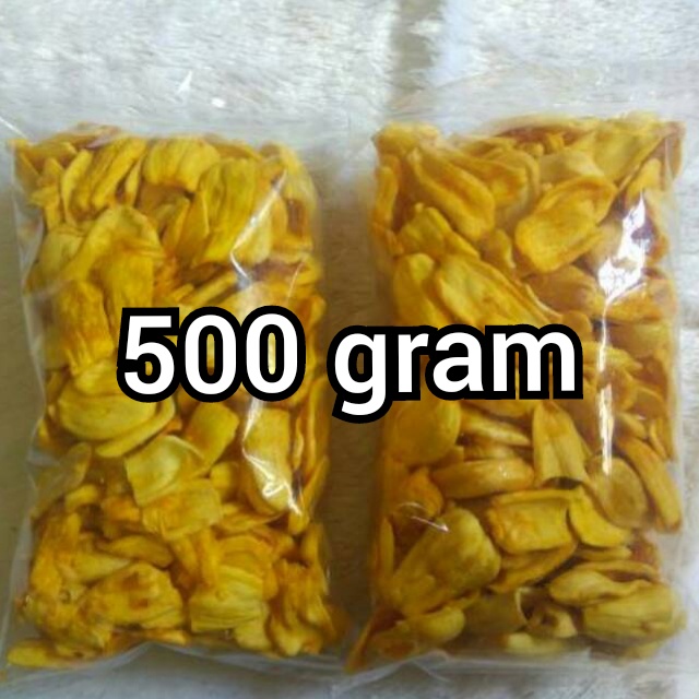 

(NANGKA SUPER) Keripik Kripik Nangka 500 gram Frutten Kualitas Super Khas Malang