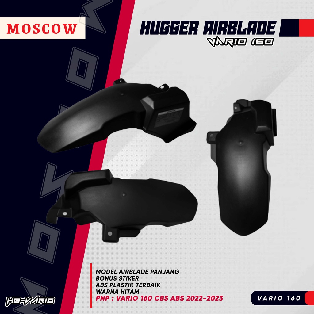 Hugger VARIO 160 CBS ABS 2022-2023 – Spakbor Kolong OLD Panjang | Aksesoris Motor