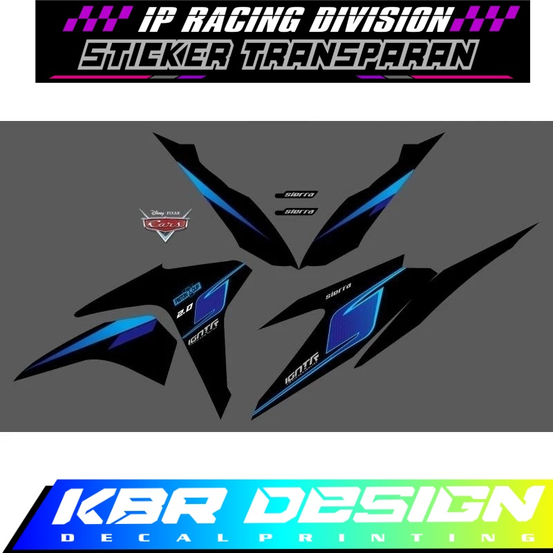 STRIPING TRANSPANT VARIO OLD 125 BOHLAM CUSTOM CARS S KBR DESIGN