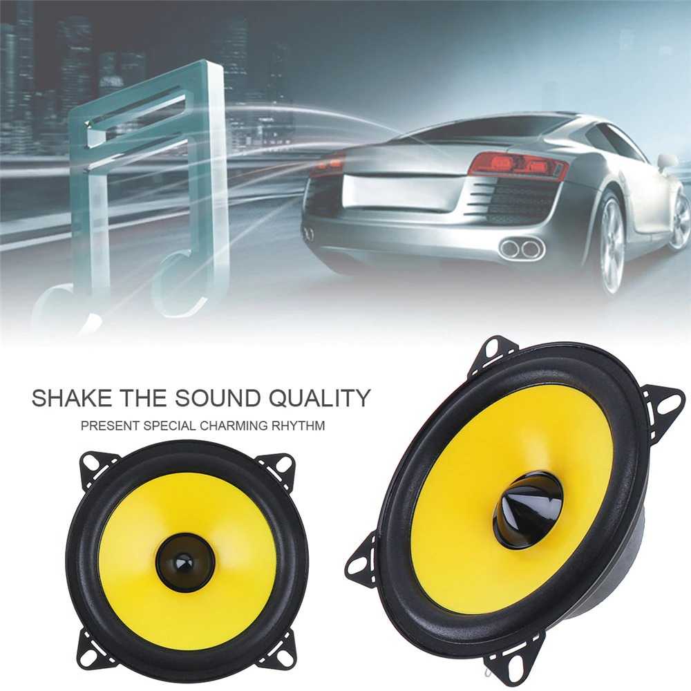 Speaker Subwoofer Mobil 4 Inch 60Watt 4 ohm 88db Stereo HiFi  2 PCS