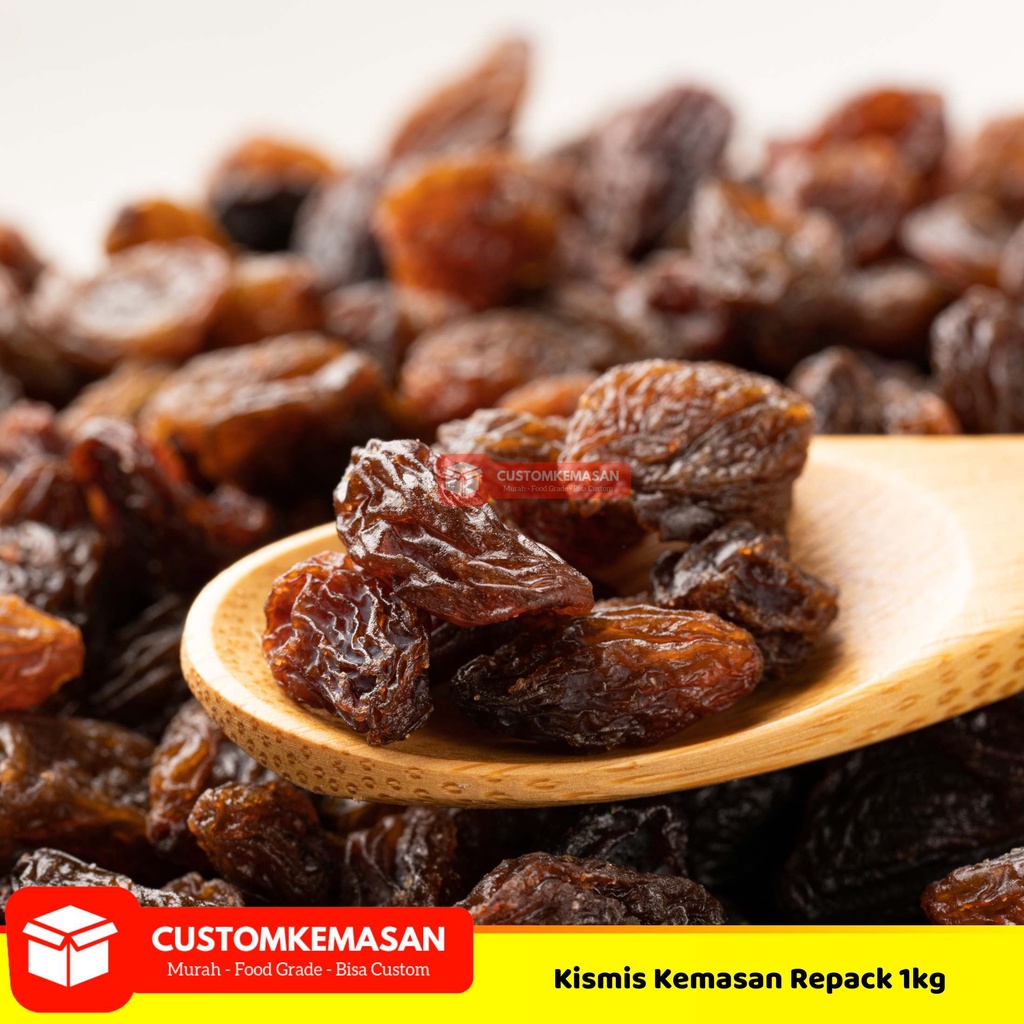

Kismis / Kismis kemasan Repack / Kismis Kemasan 1kg