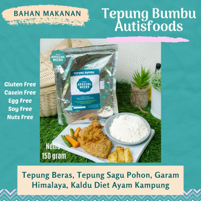 

JY-31 Tepung Bumbu Serbaguna - Gluten Free, MSG Free - Diet Special Needs